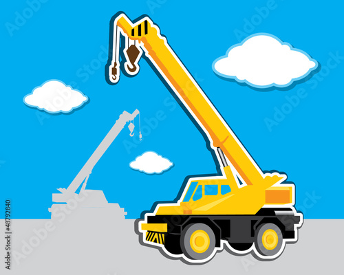 vector mobile crane