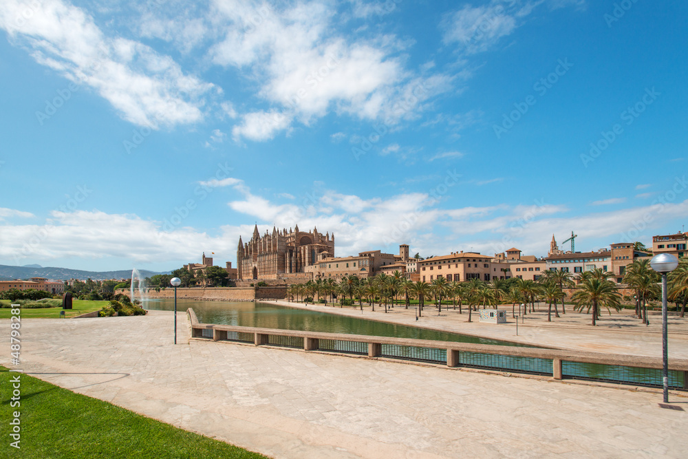 Santa Maria Cathedral at Palma de Mallorca Santa Maria Cathedral at Palma de Mallorca