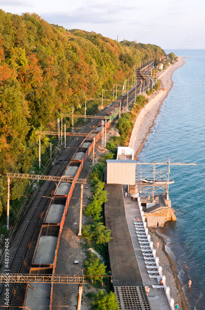 railway in Black Sea