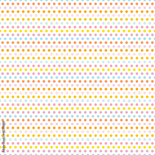 Seamless Pattern Dots Pastel Blue