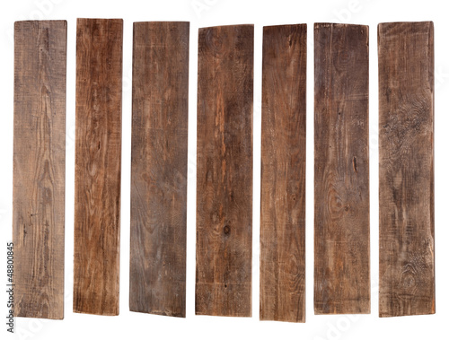 Old wooden planks photo