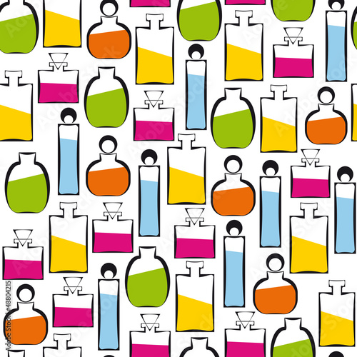 Seamless perfumery pattern