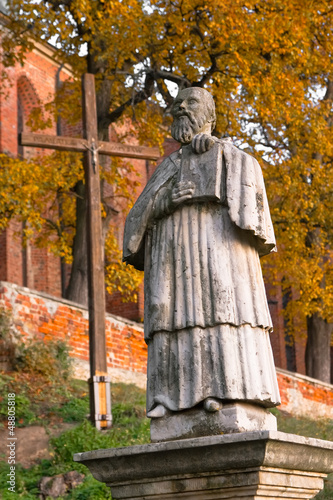 Monument Sandomierz abbot