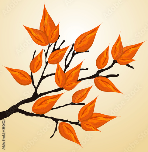 Autumnal brunch  vector illustration 