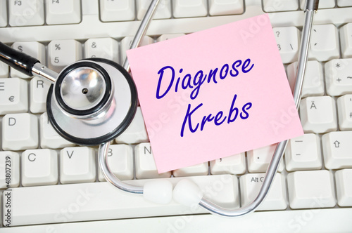 Fotografia diagnose Krebs