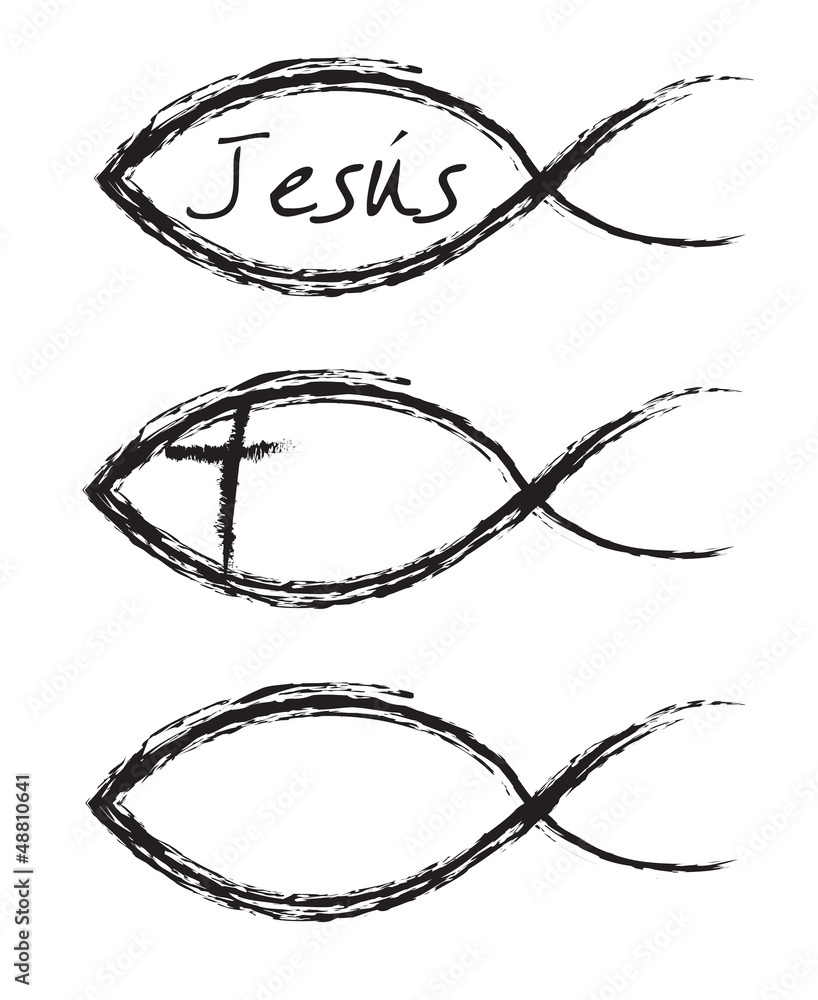 Jesus sign - obrazy, fototapety, plakaty 