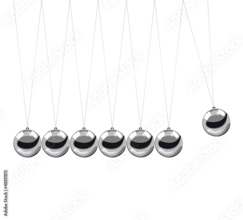 Newton's cradle photo