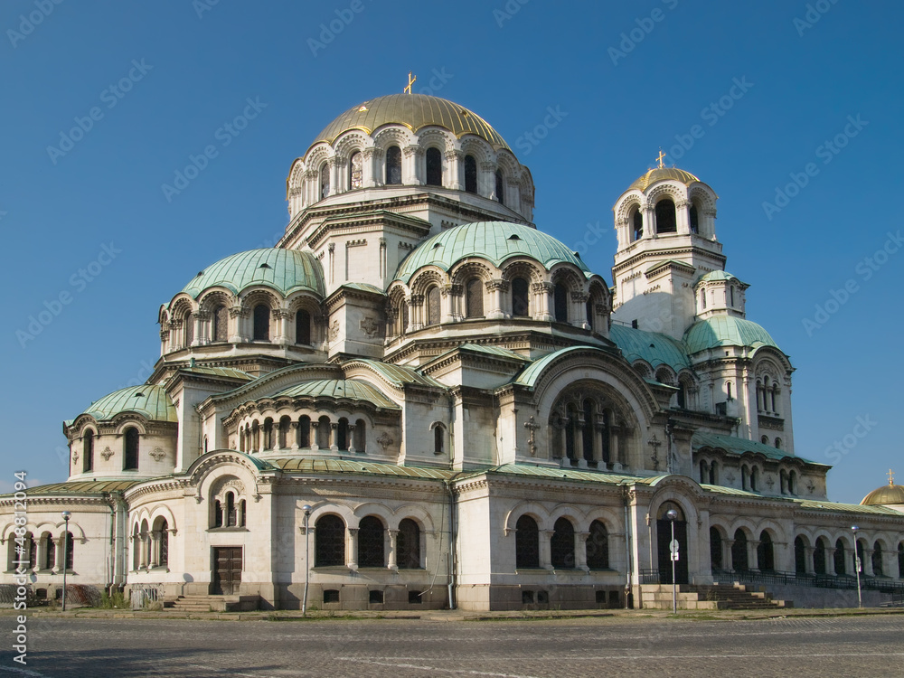 The St. Alexander Nevsky Cathedral in Sofia (Bulgaria)