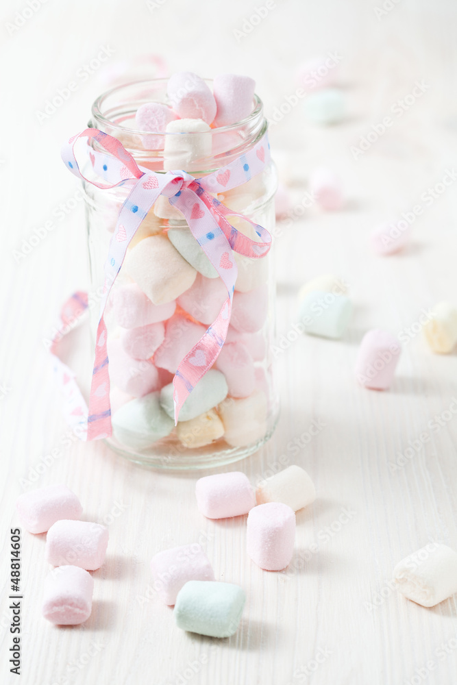 Colorful marshmallows Colorful marshmallows