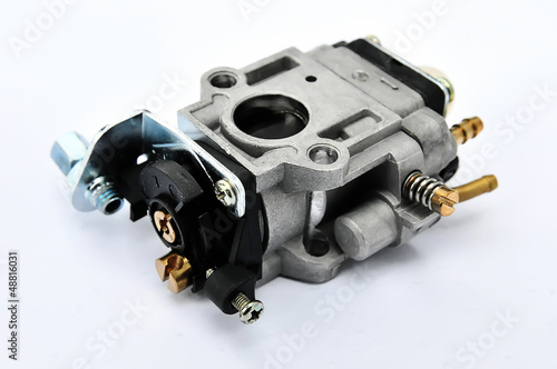 Fotografie carburetor on an isolated background