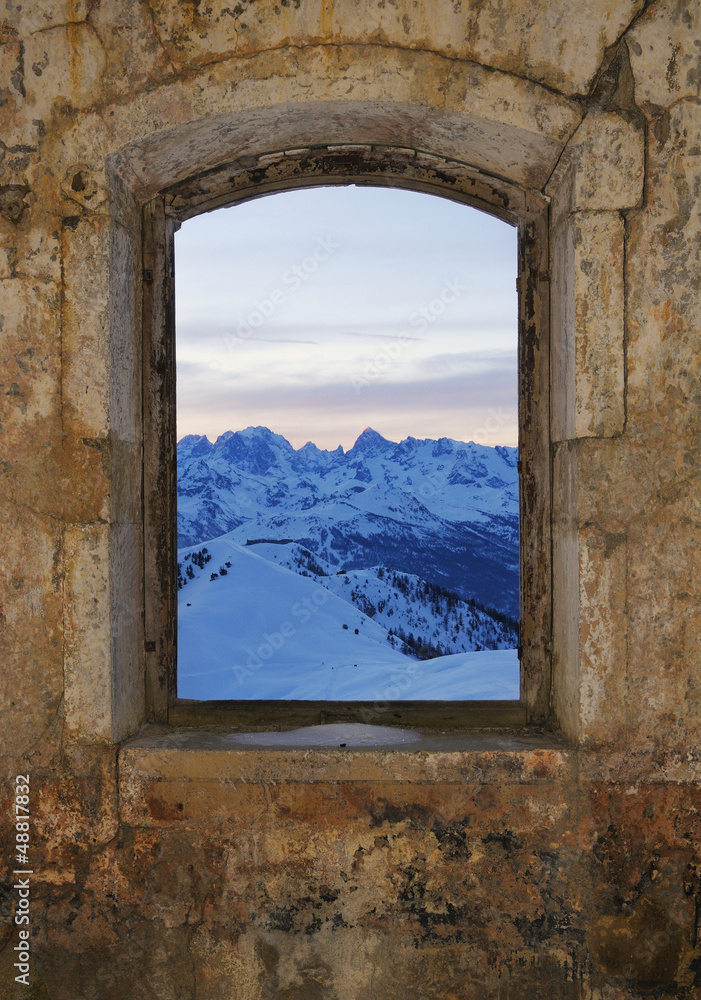 Window - fort Gondran , Montgenevre