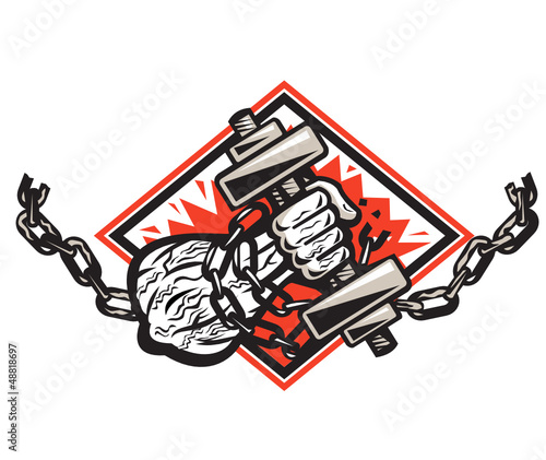Hand Bursting With Dumbbell In Chains
