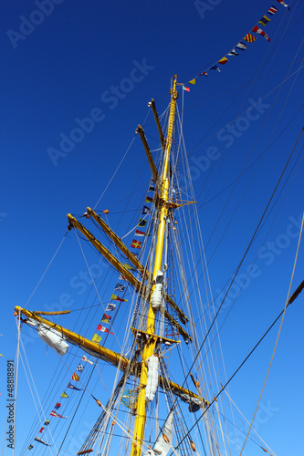 Detail of some masts