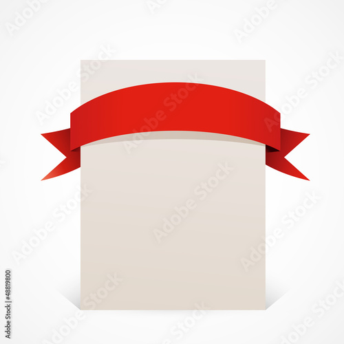 bannière/étiquette