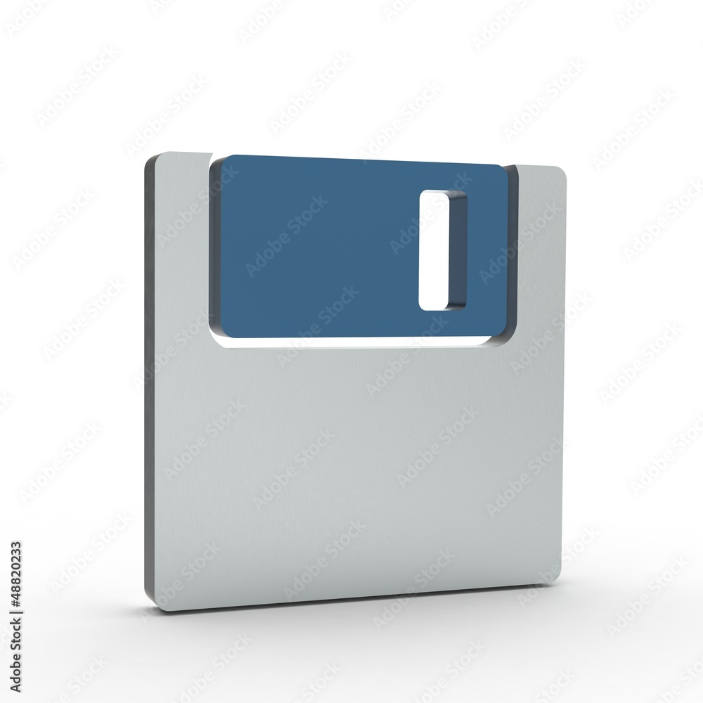 3d Icon Diskette Silber 3d Icon Diskette Silber