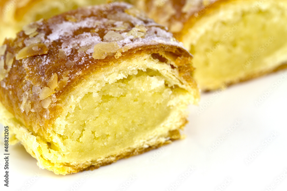 Pastry roll with almond paste