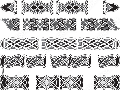 Celtic medieval ornaments