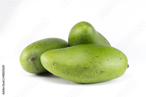 Three Whole Green Mango