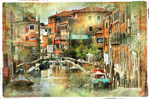 Venice, artwork in painting style