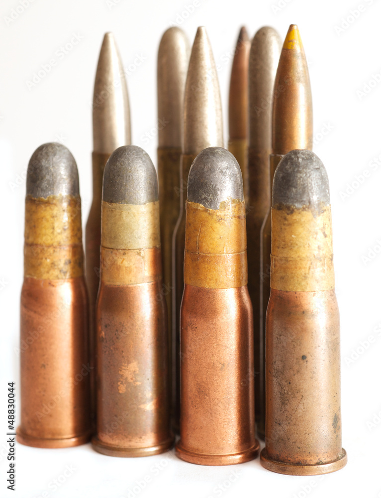 bullets on a white background bullets on a white background