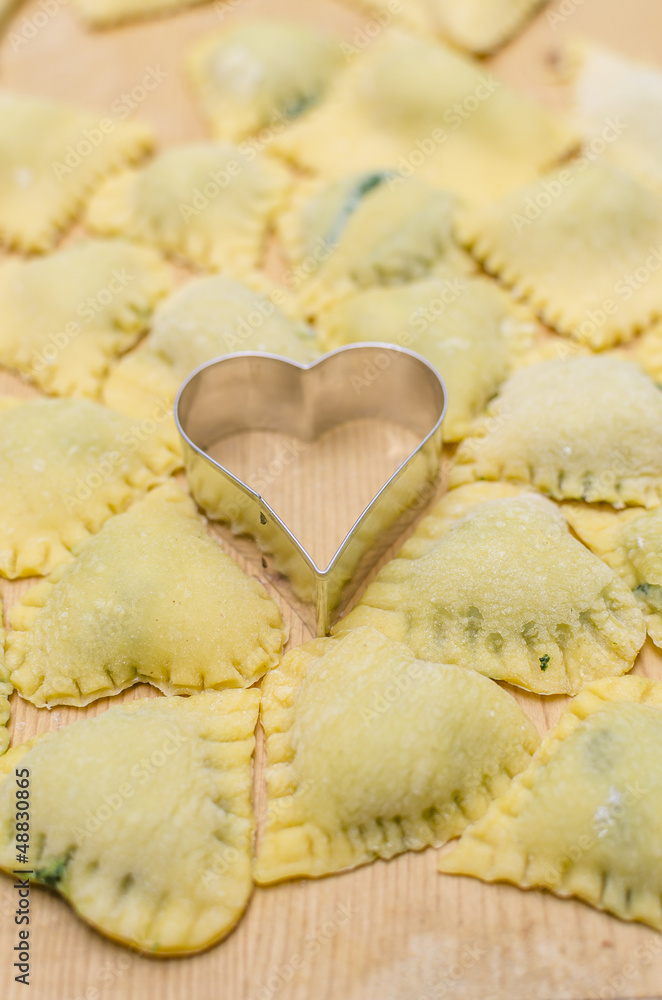 Obraz premium cuore di ravioli