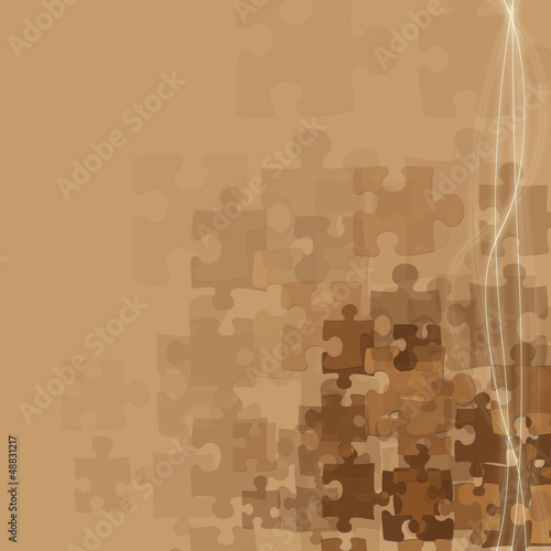 Photos Creative puzzle background