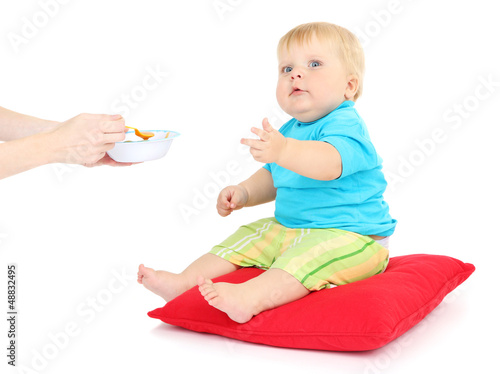 Little boy sitting