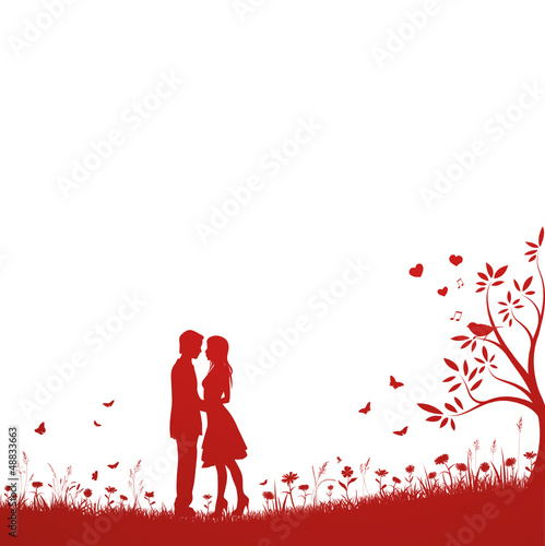 Valentinstag Layout