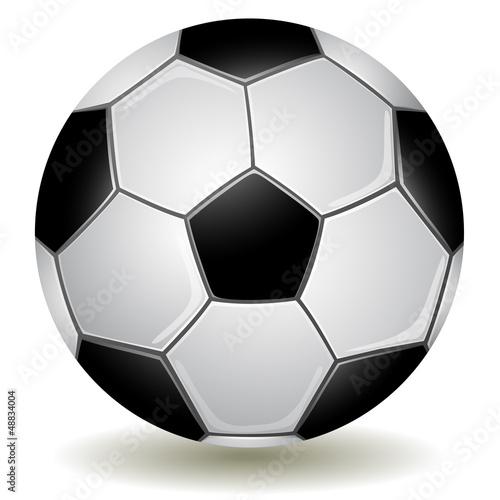 Detailed Soccer ball, football icon