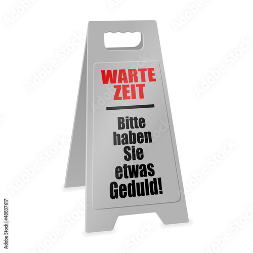 aufsteller wartezeit I