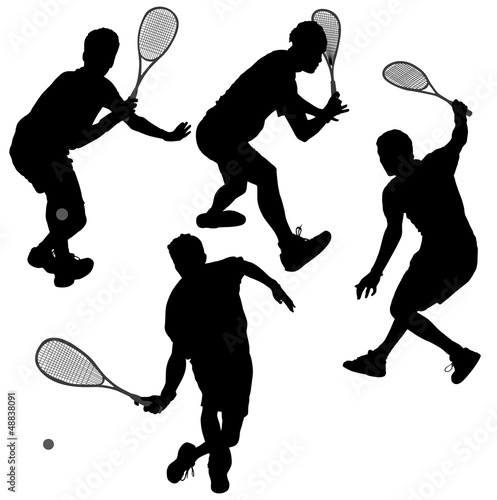 Squash players