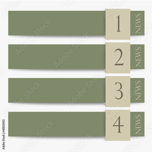 Four long News sections