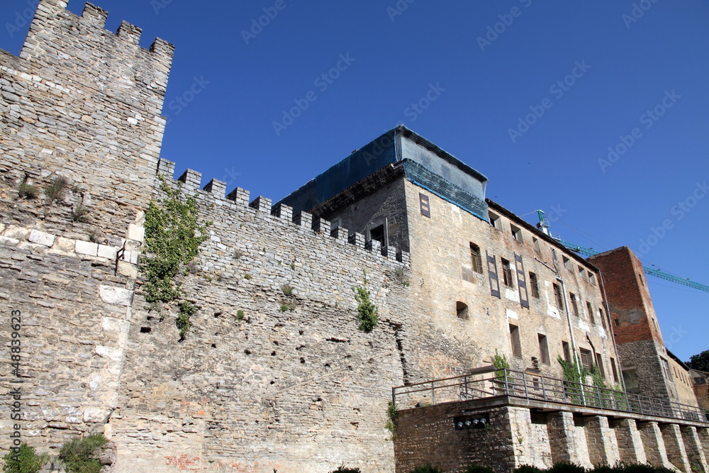Walls Vitoria Medieval quarterAlava Spain
