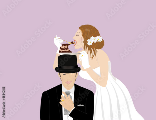 Bride and groom