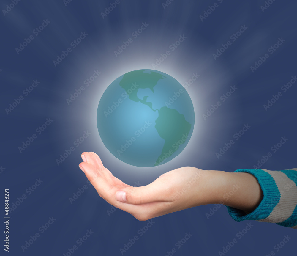Hand and Earth Hand and Earth