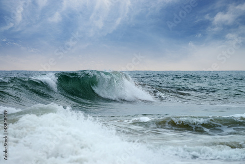 Fototapeta Naklejka Na Ścianę i Meble -  big waves ocean
