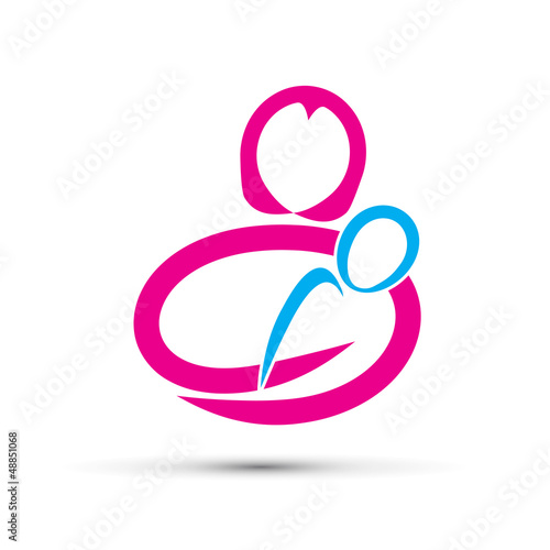 Logo mother's love # Vector