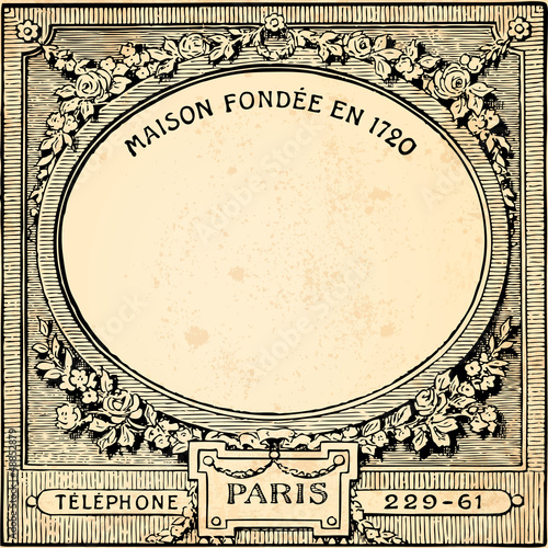 Fond cadre floral