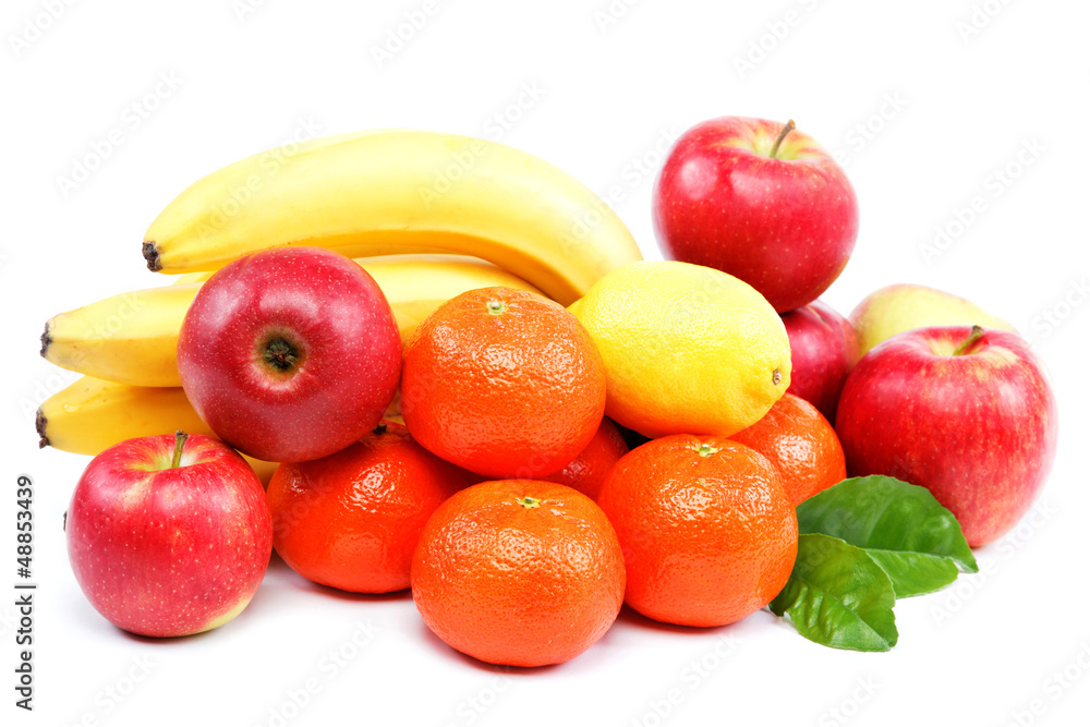 Fresh citrus fruits isolated on a white background. Fresh citrus fruits isolated on a white background.
