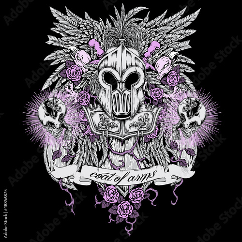 T-Shirt Print Heraldisch