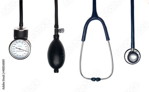 Medical equipment isolated on white