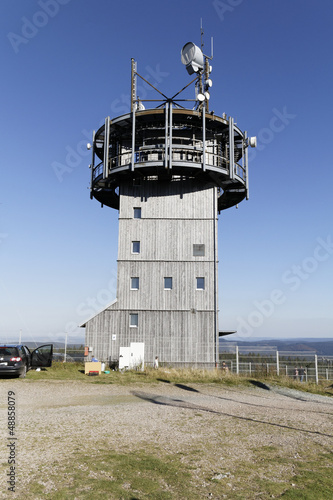 Sendeturm auf dem Schneekopf, Thüringer Wald photo