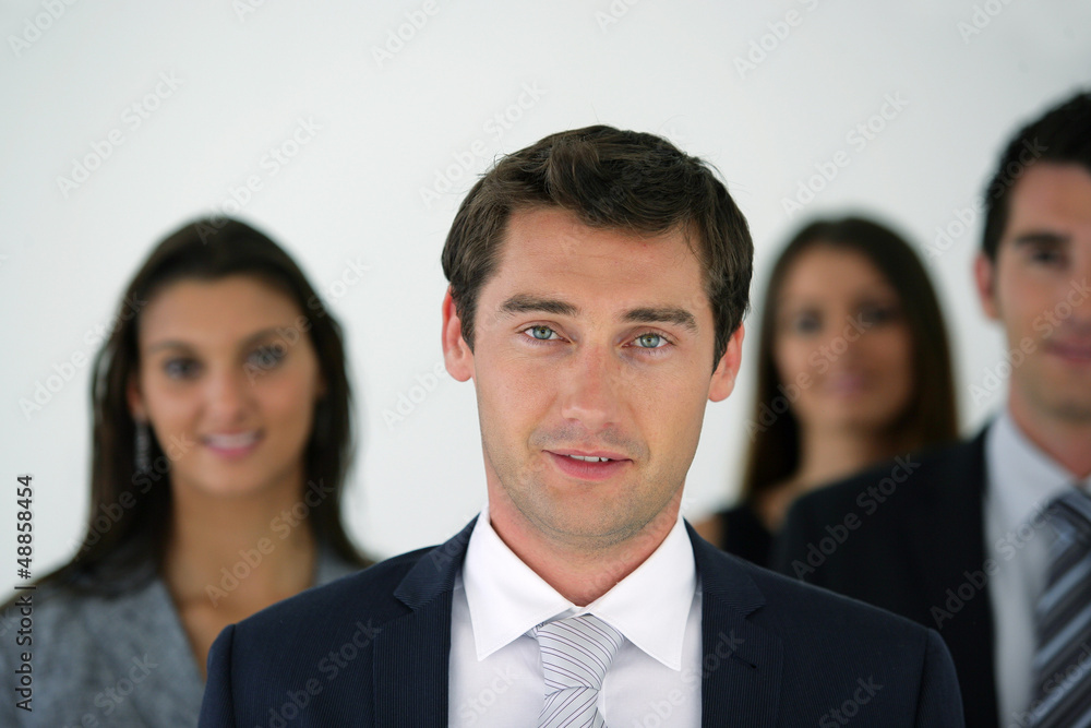 A group of businesspeople A group of businesspeople