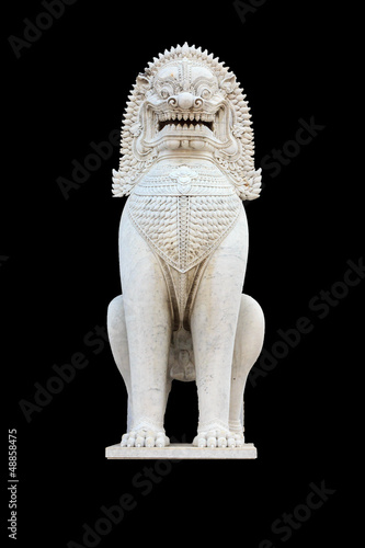 Lion marble