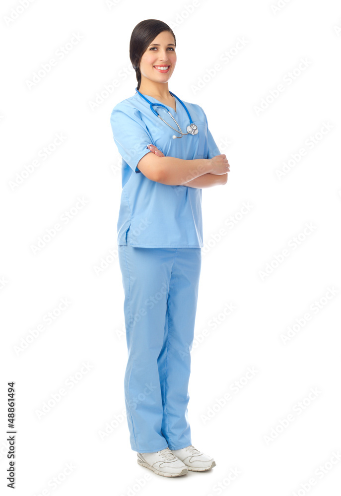 Young doctor isolated Young doctor isolated