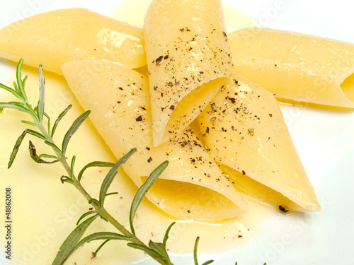 giant pasta with butter