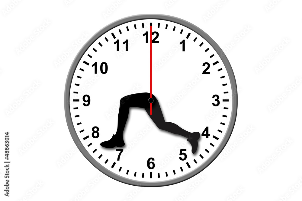 Horloge Temps qui passe Stock Illustration | Adobe Stock