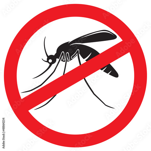 stop mosquito sign