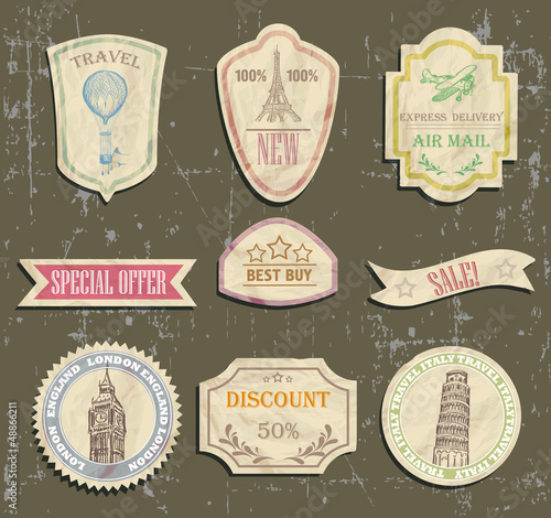 vintage labels