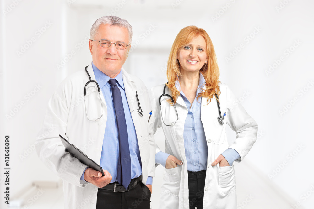 Medical team in a hospital Medical team in a hospital